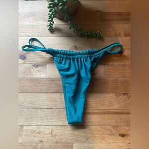 Blue Cheeky Bikini Bottom